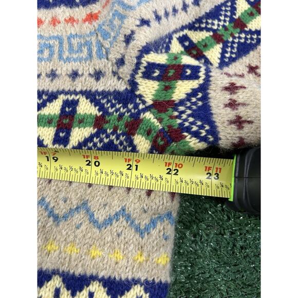 Polo Ralph Lauren Fair Isle Jacquard Wool Blend Holiday Sweater Sportsman NEW L - Picture 10 of 11